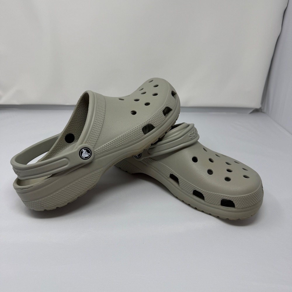 Crocs Classic Clog Mens 11 Color Elephant (Gray) Slip On Comfort Sandals